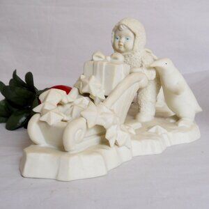 Dept. 56 Snowbabies Figurine, 'Wait for Me', 1994